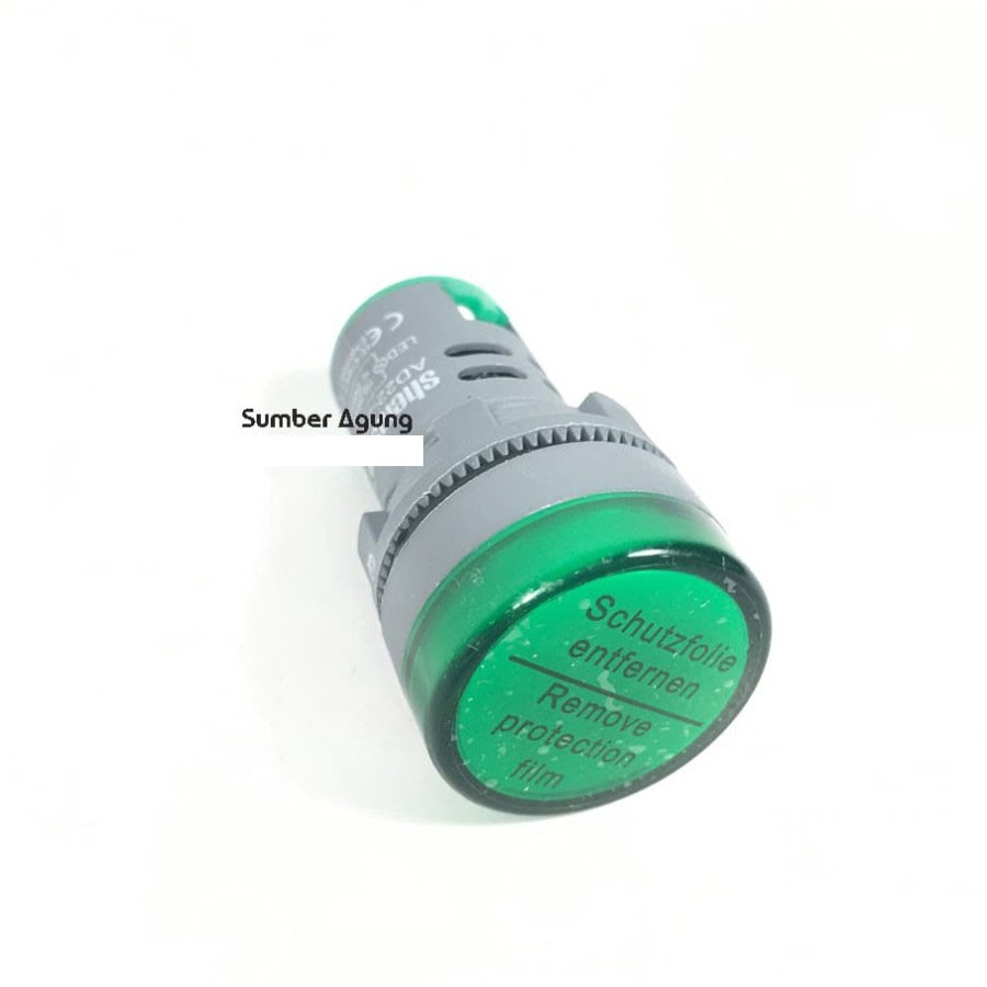 Pilot Lamp Hijau Shemsco Lampu Indikator Green Indicator Lamps LED