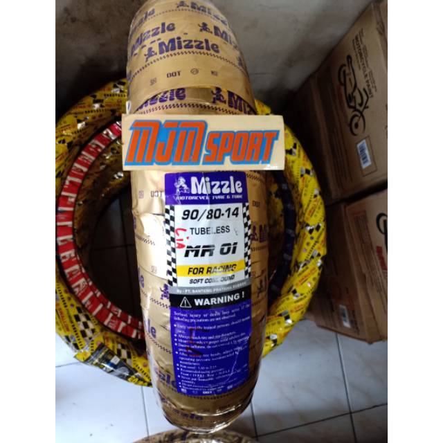Ban Mizzle MR01 90/80-14 soft compoun - ban ring 14 mizzle MR01 90/80-14
