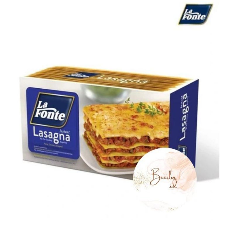 

LaFonte Lasagna - 450 Gr ; La Fonte Pasta Kulit Lasagna