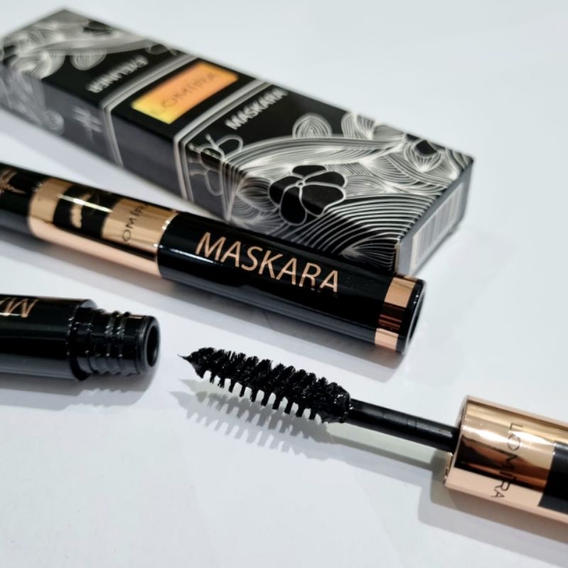 MASKARA + EYELINER 2in1 LOMIRA - LOMIRA MASKARA &amp; EYELINER 2 in 1