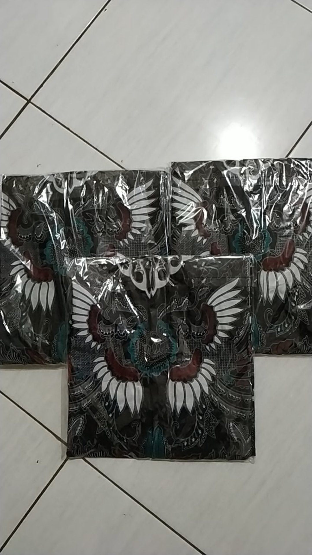 Atasan Kemeja Batik Pria Lengan Panjang Pekalongan M L Xl