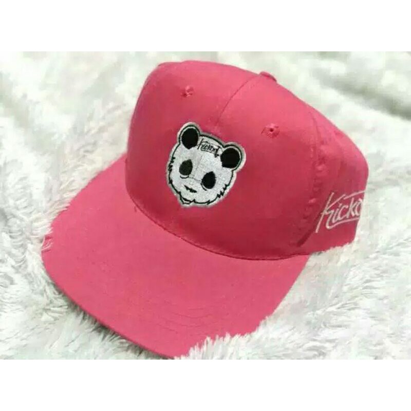 NEW... /TER MURAH/TOPI KARAKTER PANDA | Topi Panda Kickout | Baseball Bordir