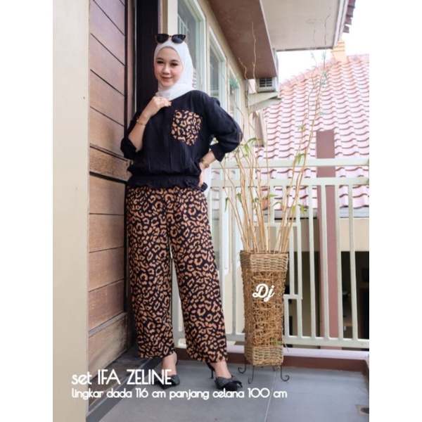 ONE SET IFA ZELINE,, SETELAN MURAH, TERBARU,MOTIF BARU,,