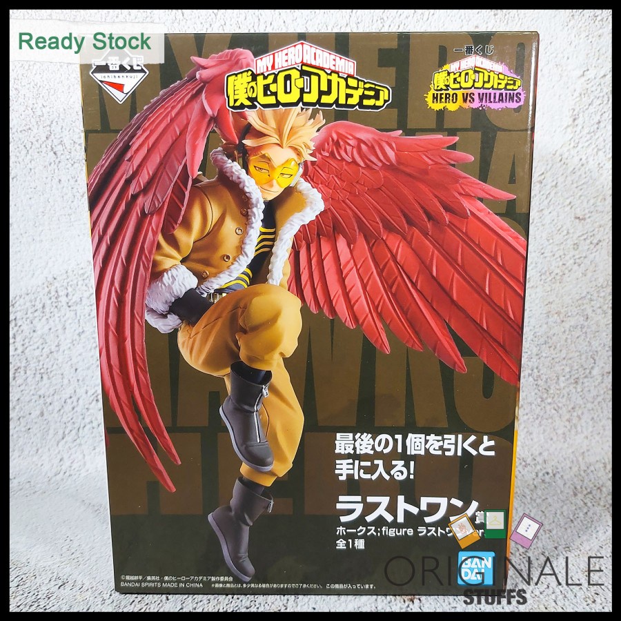 Ichiban Kuji Hero Academia Hero vs Villains Last Prize Hawks Figure