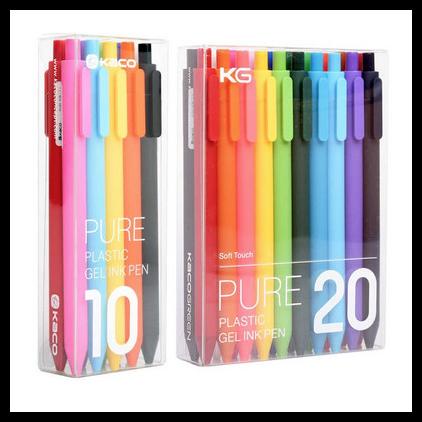 

Caramel | Pulpen Gel Pen 10/20 Warna 0.5Mm Kaco Green