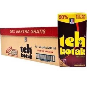 

Teh Kotak Ultra 300ml Ekstra - 1 Dus