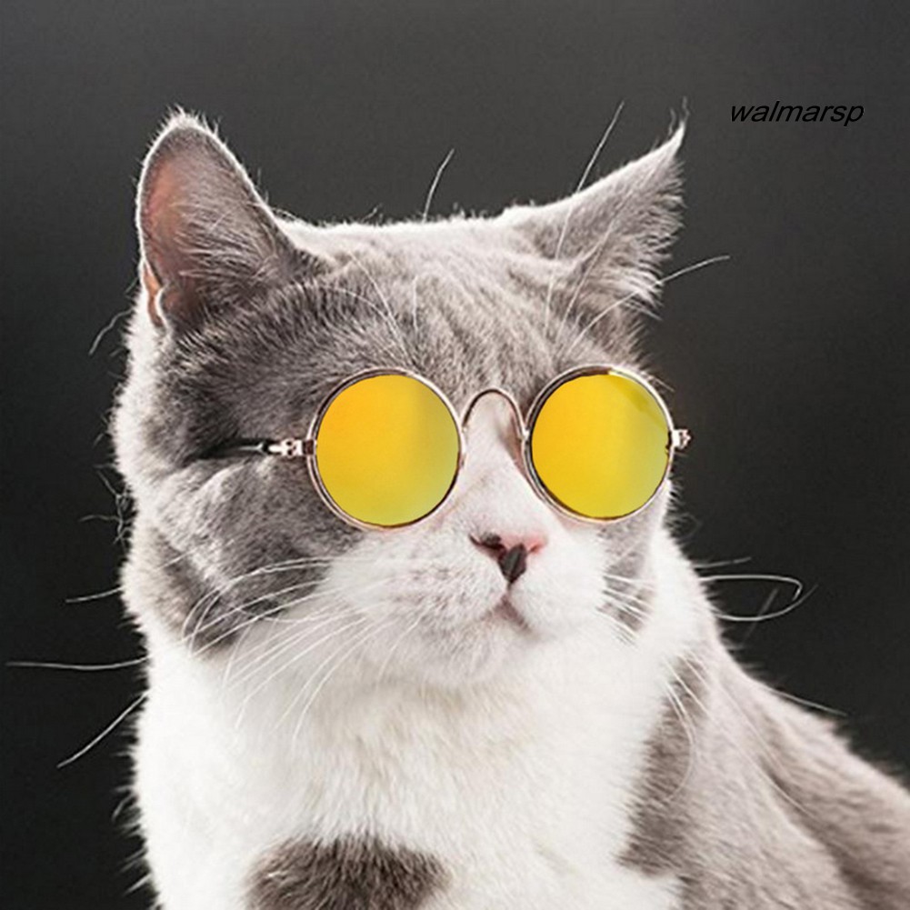 [Wal] Pet Cats Dog Glasses Sunglasses Eyewear Protection Photos Props Accessories