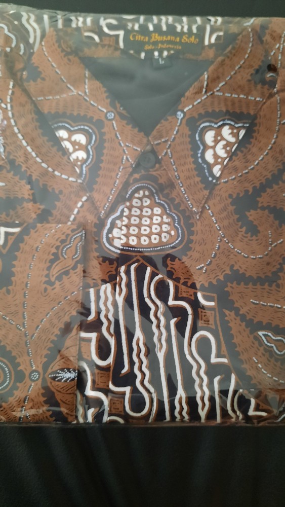 Ardinata Kemeja Batik Pria Full Furing Bahan Katun Sragenan