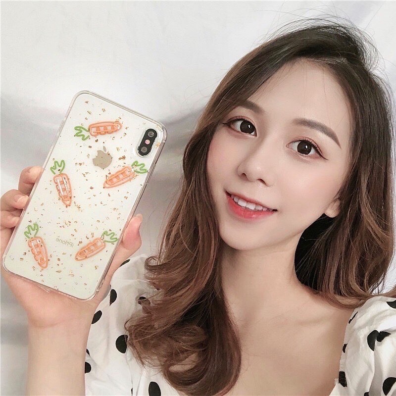 Carrot Case iPhone Oppo Vivo Xiaomi Samsung Realme C12 C15 C11 C3 A53 A21s Reno 5 4 6 7 M21 M31 S21