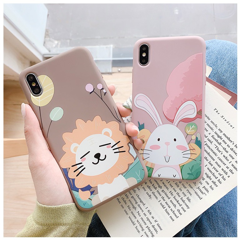 Rabbit Lion Softcase Printing oppo a71 f1s f1 plus f9 a83 f11 pro f7 f5 redmi 5a j6 plus m20 y91 y71