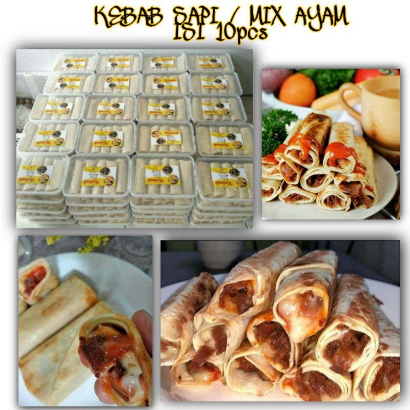 Kebab Daging Sapi / Kebab Mix Daging Ayam