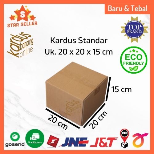 

Kardus Box Karton Kotak Dus Packing Topi Polos Murah Uk. 20x20x15 Tebal 3 mm