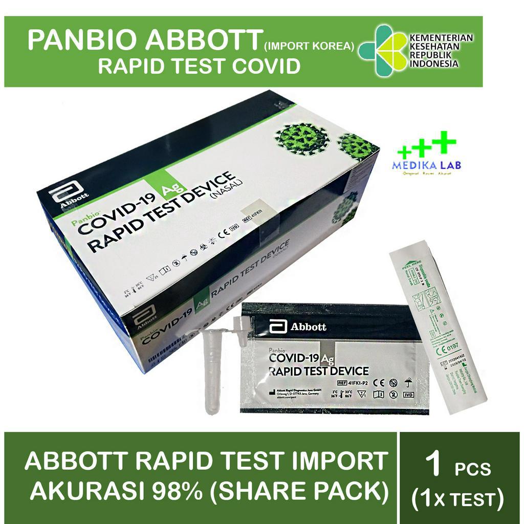 ABBOTT PANBIO RAPID TEST COVID (IMPORT KOREA) | MEDIKALAB ORIGINAL