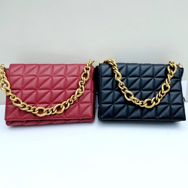 ZR New Quilted Chain Shoulder Bag