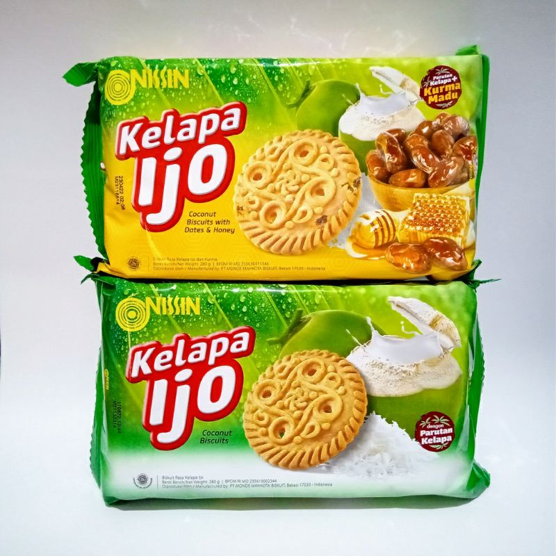 

(280gr) NISSIN KELAPA IJO / KURMA MADU / SOKLAT 280gr MURAH!!