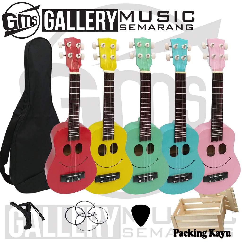 Gitar Ukulele Smile Senar 4 COD Bayar Di Tempat