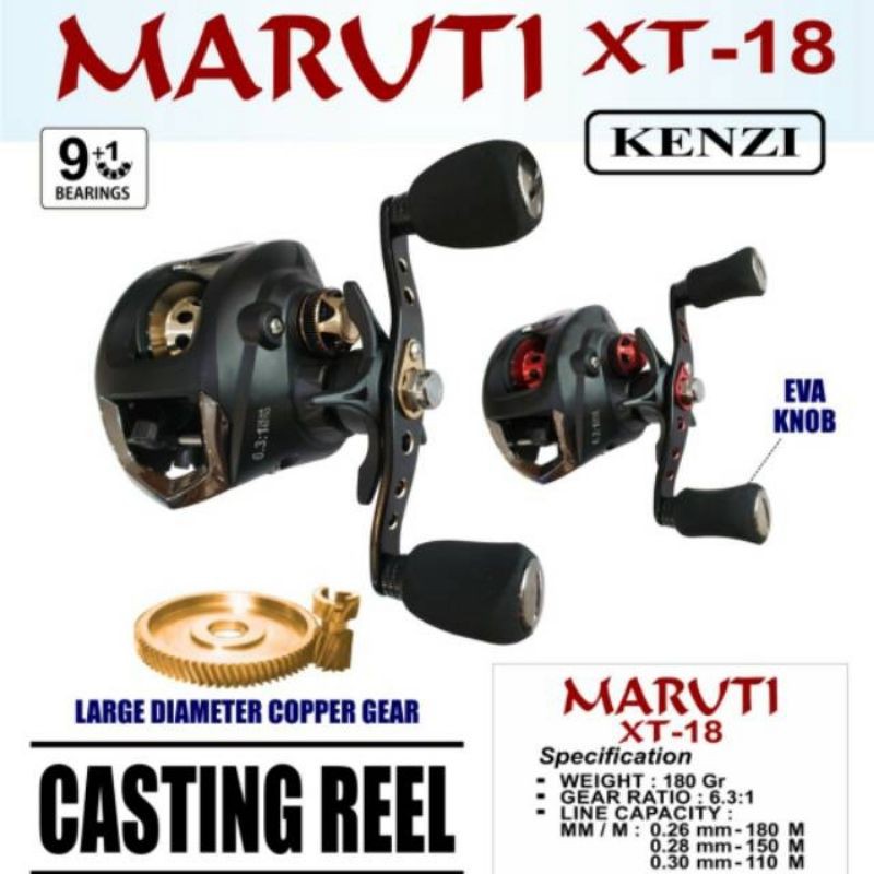 kenzi maruti xt-12 ( 9+1BB ) dan xt-18/ kenzi maruti / reel bc kenzi maruti / reel bc kenzi