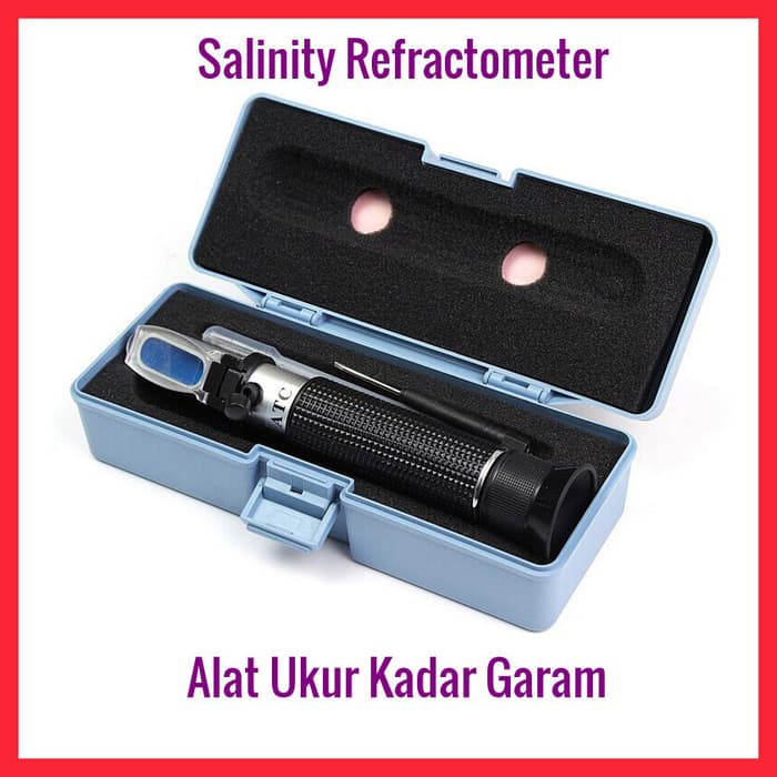 

Unik Alat Ukur Kadar Garam Makanan Minuman - Refractometer Salinity 0-100% Berkualitas