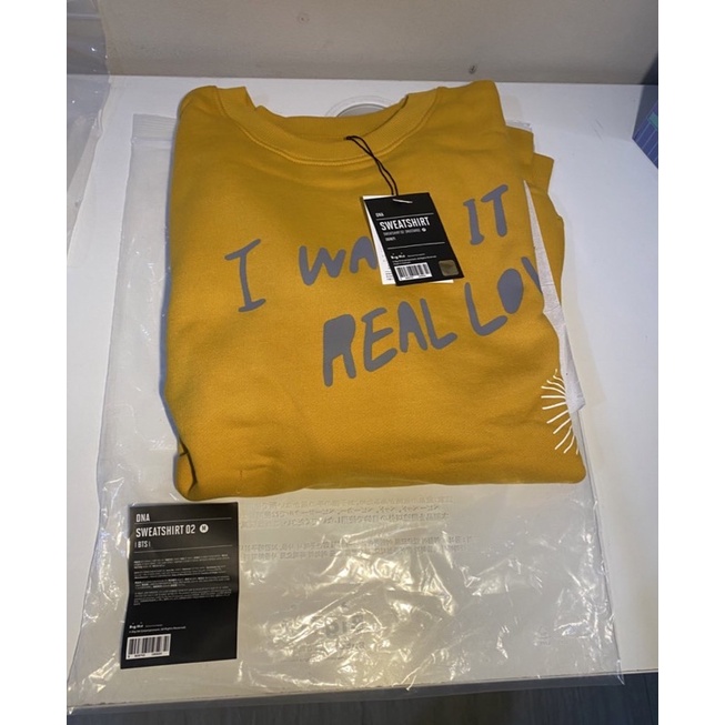 BTS OFFICIAL Merch DNA sweatshirt 02 size M