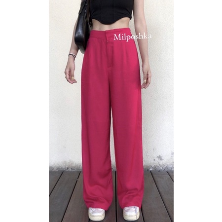 [BISA COD] READY BASIC LONG KULOT  / CULLOUTE BASIC PANTS / WIDE LEG PANTS / CANDY PANTS