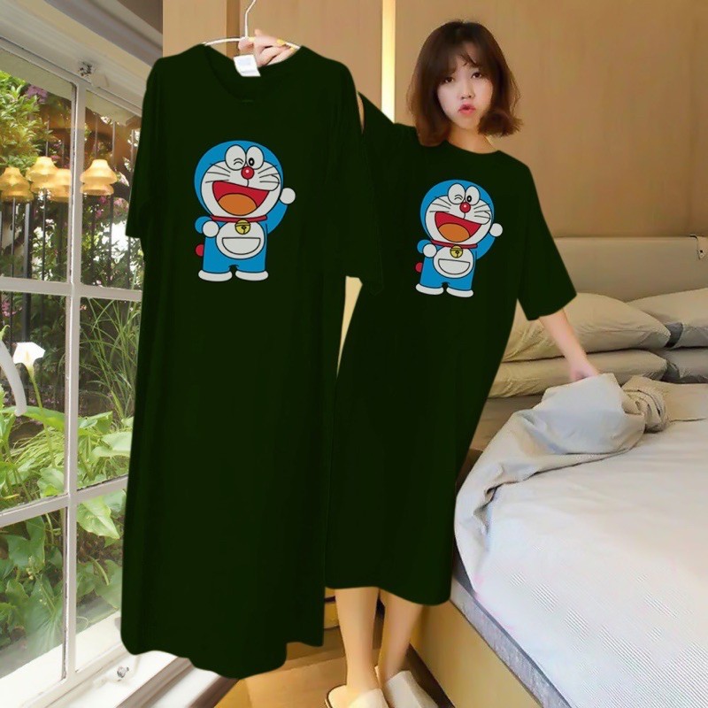 JUMBO DRESS DORAEMON | DRESS JUMBO DORAEMON | DRESS WANITA