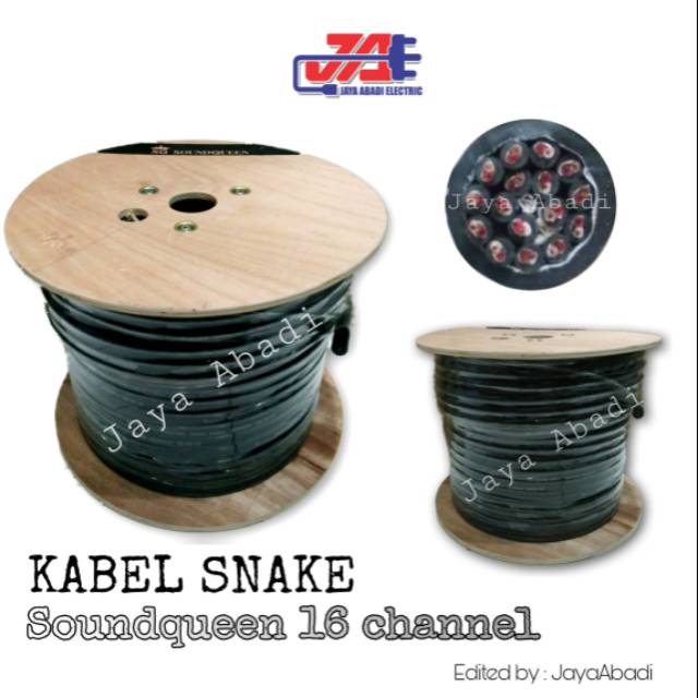 KABEL SNAKE 16 CHANNEL ORIGINAL SOUNDQUEEN ( MURNI TEMBAGA )