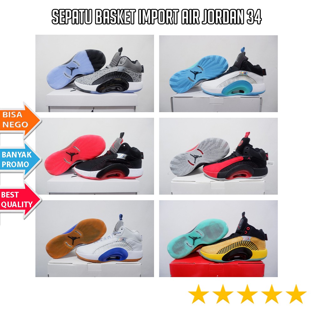 Sepatu Basket Air Jordan / Sneakers Basket / Sepatu Basket Jordan 35