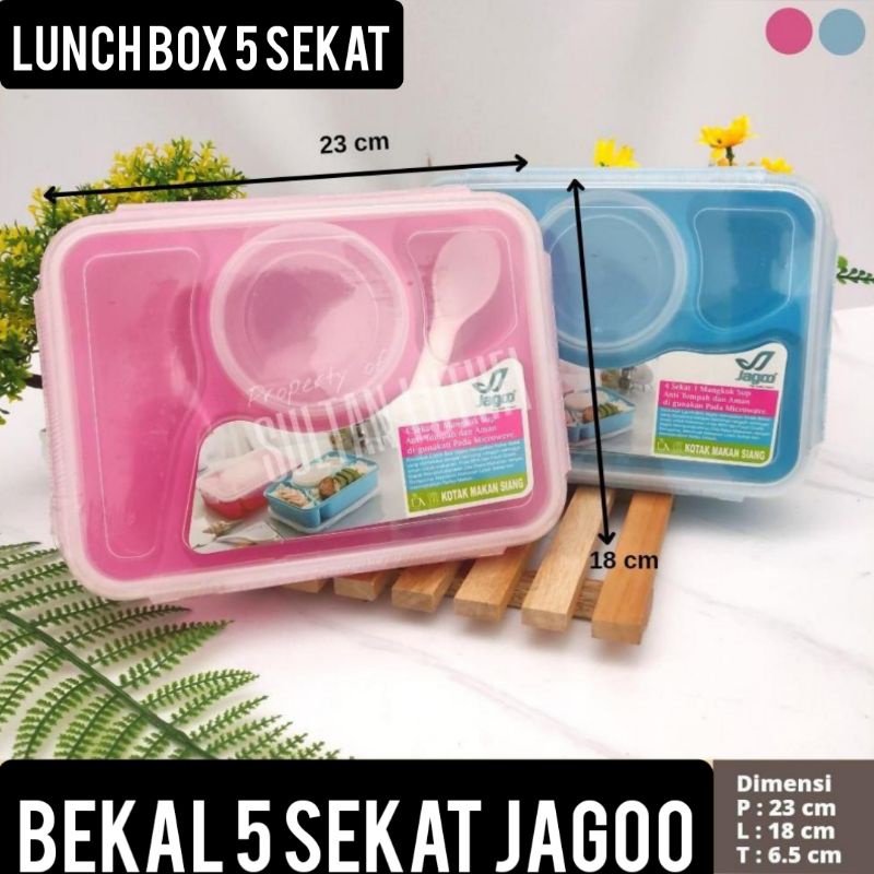 Bekal 5 Sekat Jagoo / Lunch Box Bekal 5 Sekat