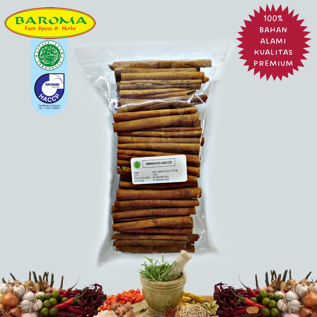 

Kayu Manis Kulit Stick 10 cm 1 KG