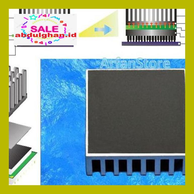 

D4R0Jr4 Thermal Tape 20X20Mm Conductive Adhesive Double Side Perekat Heatsink F520Lsp