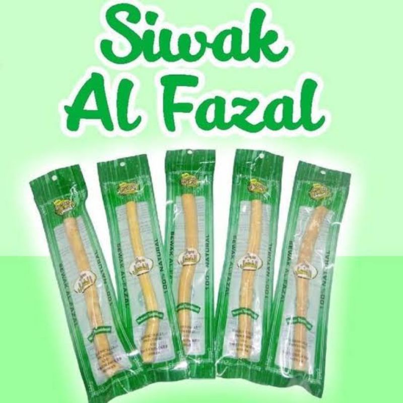 Siwak//Miswak Al Fazal Original 12 pcs