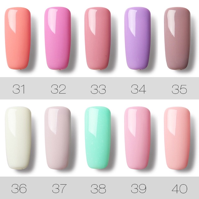 (21-40) ROSALIND 7ml uv led gel polish soak off kutek gel rosalind