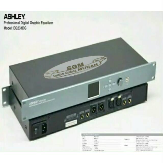 Equaliser Digital Ashley EQ 231 DG Original Produk EQ231DG