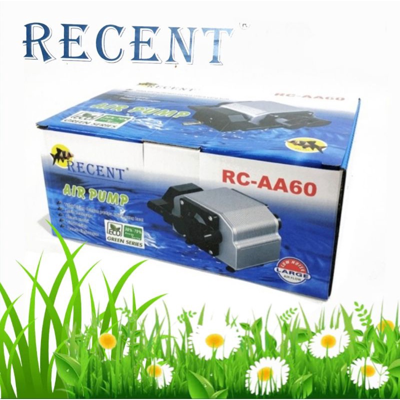 AIR PUMP RECENT AA 60 POMPA AERATOR AQUARIUM/KOLAM IKAN