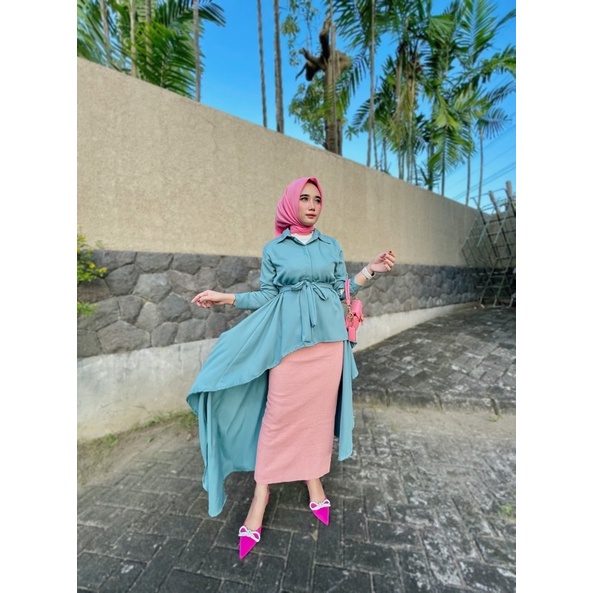 zayin Span knit-Dusty pink