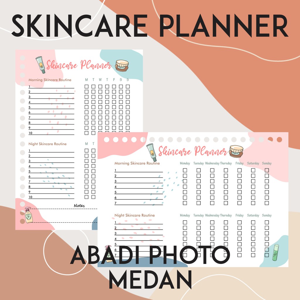 

Skincare Planner - Bullet Journal - Binder Planner (A5 & B5)