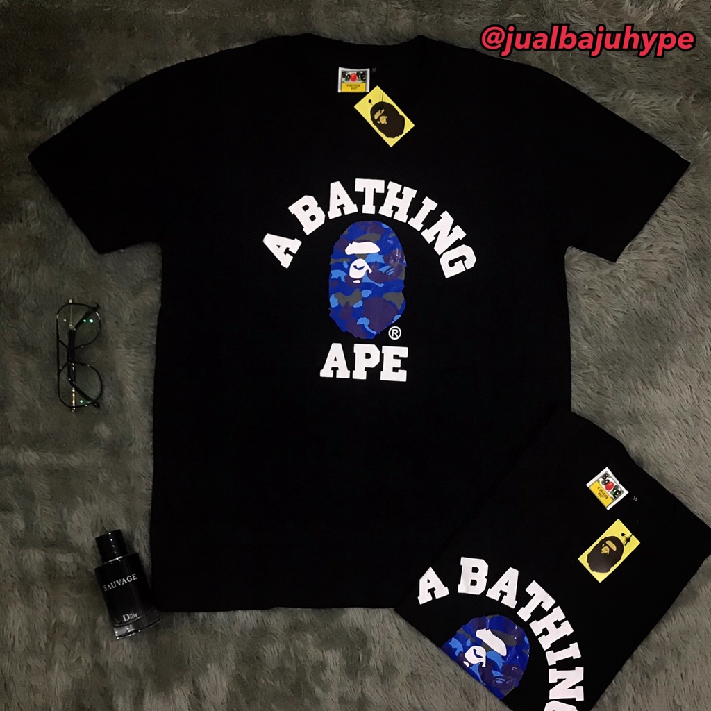 Baju Kaos Tshirt Bape Premium Hype Mirror Quality