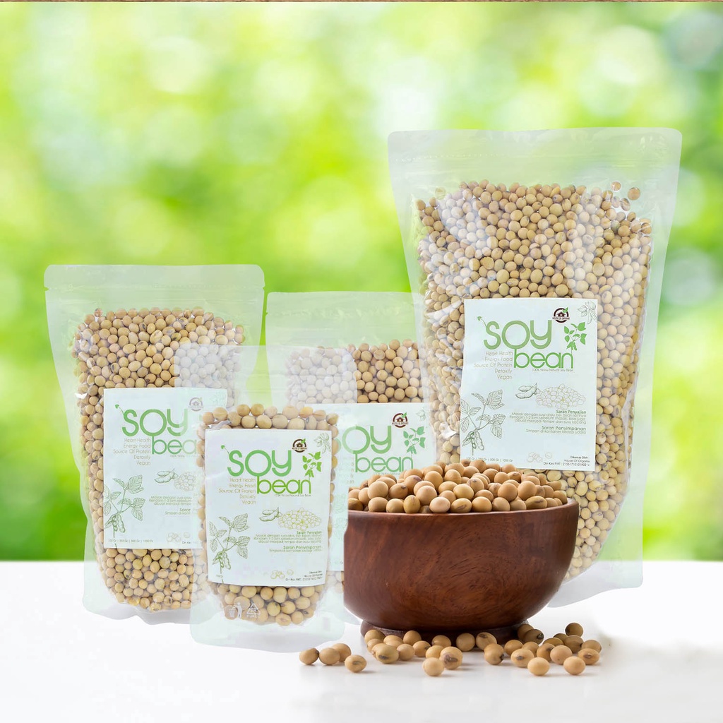 Organic Soy Beans (Kacang Kedelai) 500Gr