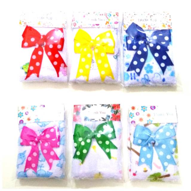 Souvenir Sapu tangan bayi washcloth gerber murah cantik unik
