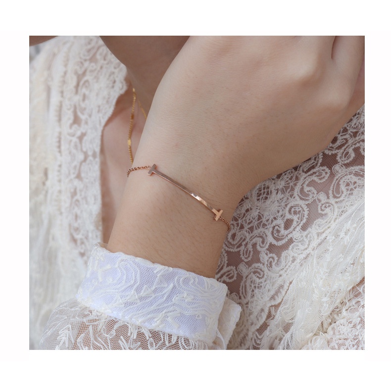 Gelang GL72  stainless steel / Gelang Titanium Premium Fashion Wanita Gelang Unik Lucu Keren Bagus Banget /Deluna/ BS
