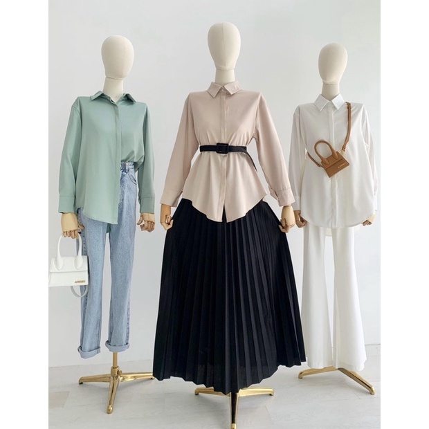 ONESET blouse polos / blouse wanita murah/