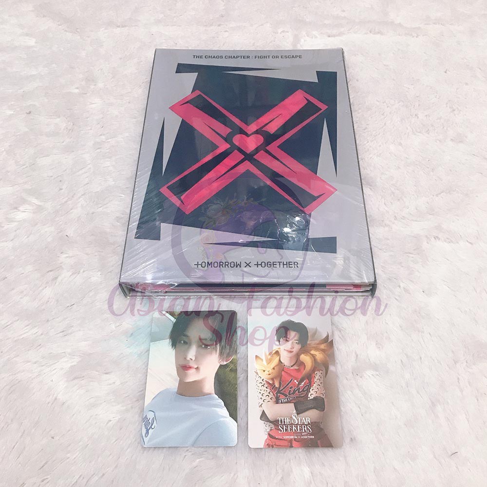 [UNSEALED] TXT The Chaos Chapter : Fight Or Escape Repackaged Album pc Yeonjun Set Fight ver