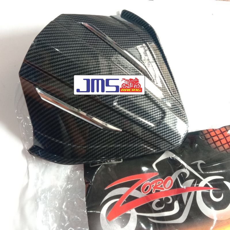 visor carbon batok depan vario 125 dan vario 150 led tahun 2019-2021 zoro