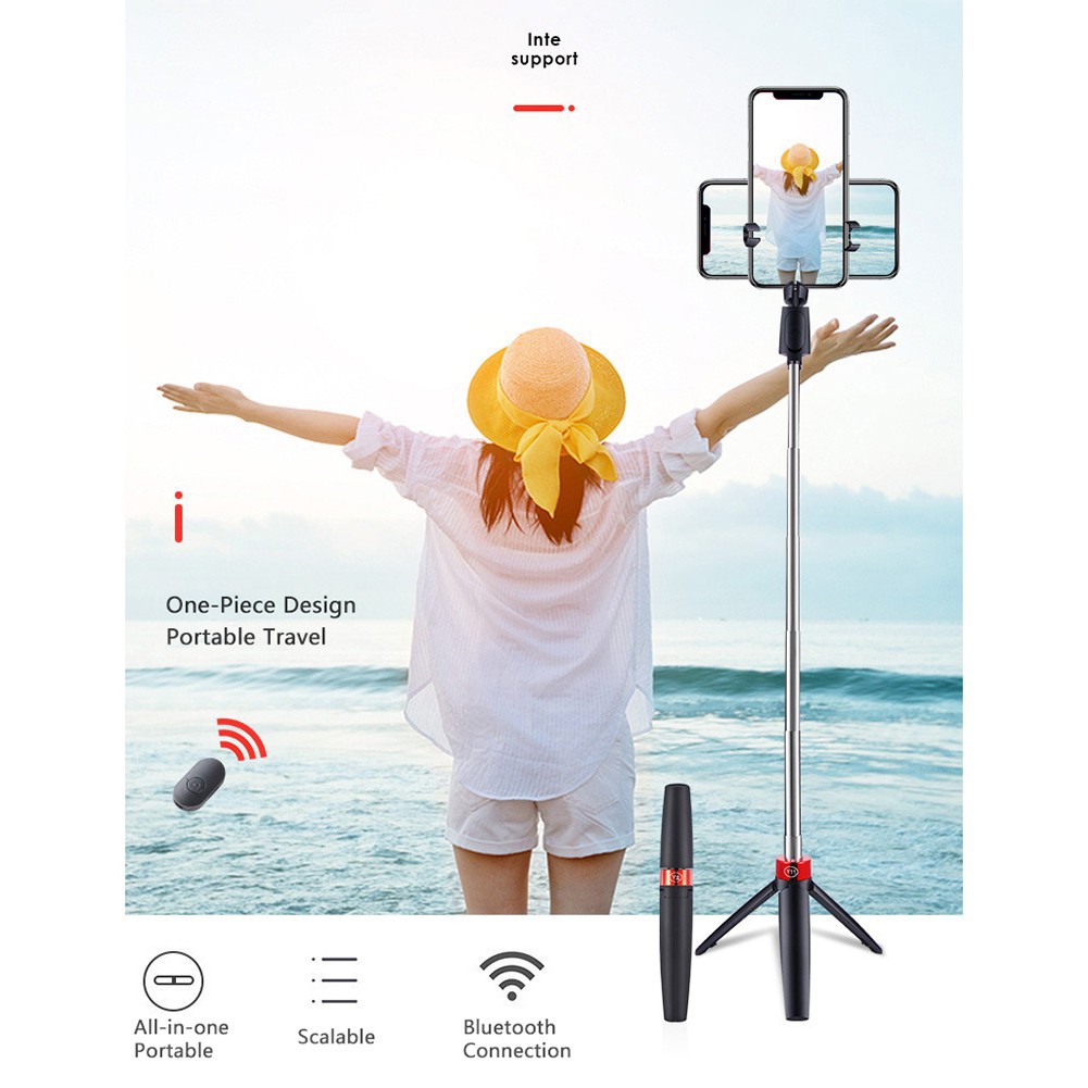 Tripod Tongsis Y9 Remote Control Bluetooth Portabel Selfie Stick Android dan Ios