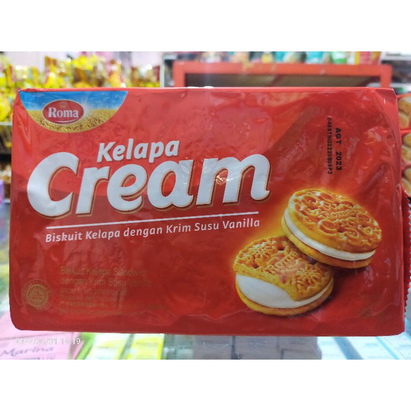 BISKUIT ROMA KELAPA CREAM