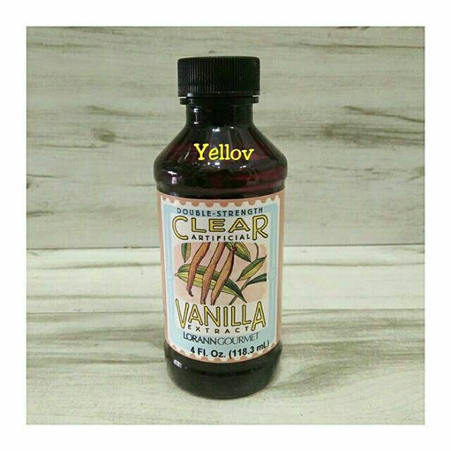 

Vanilla extract clear double strength