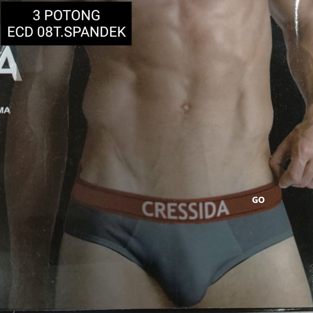 gos  ECD.08T CRESSIDA CELANA DALAM PRIA Pakaian Dalam Cowok Underwear 100% Original