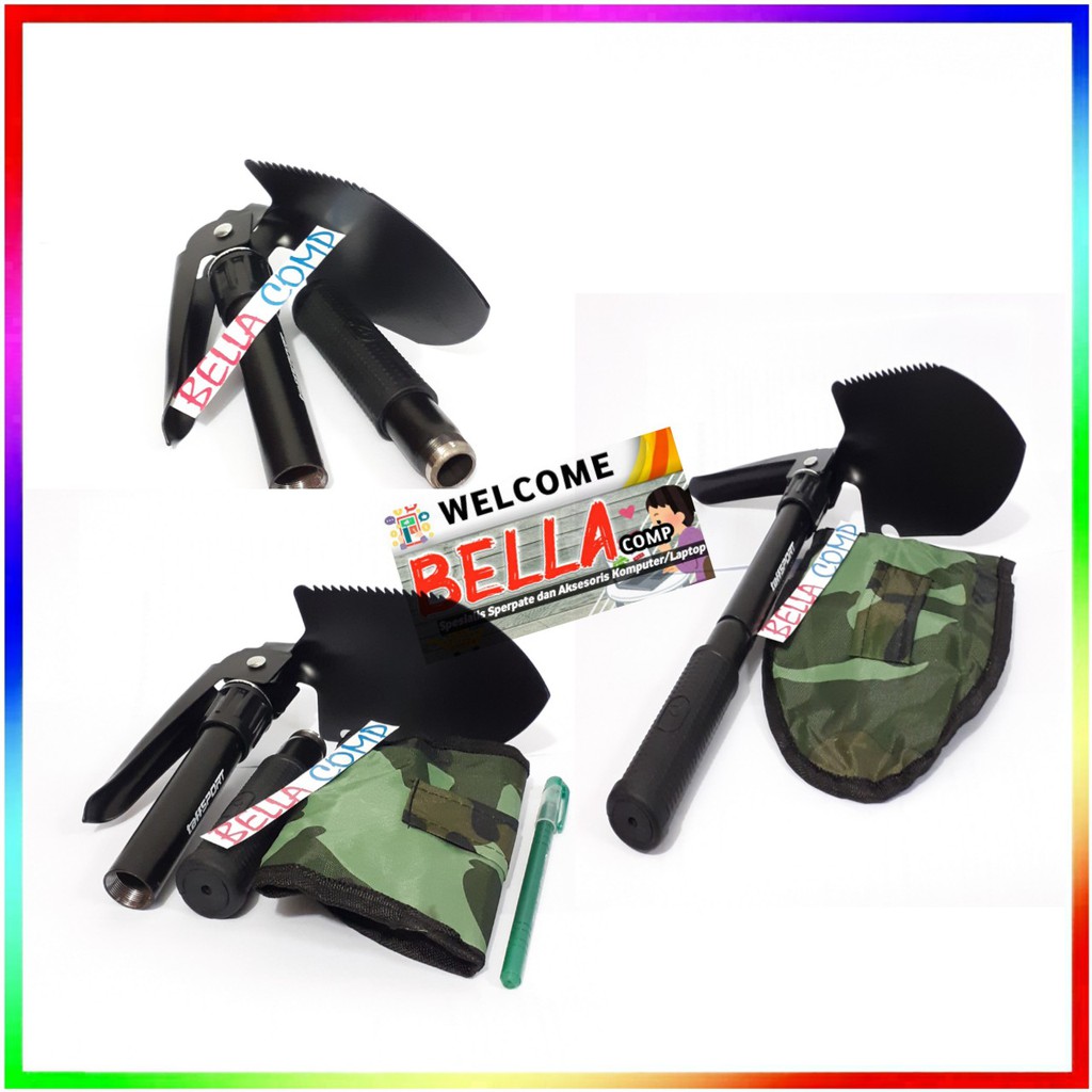 CANGKUL PACUL SKOP SEKOP LIPAT MILITER PORTABLE SURVIVAL TOOLS/Pacul Sekop Lipat Military Portable