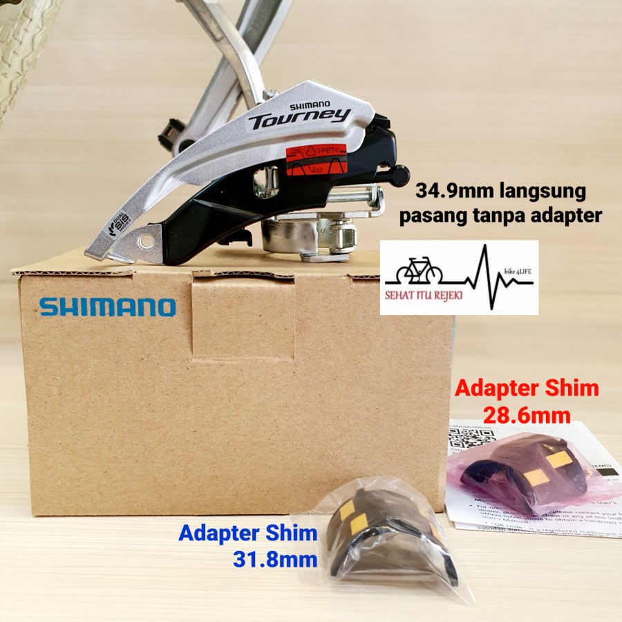 FD SHIMANO TOURNEY TY510 DUAL PULL 48T. FRONT DERAILLEUR 3 X 6-7 SPEED