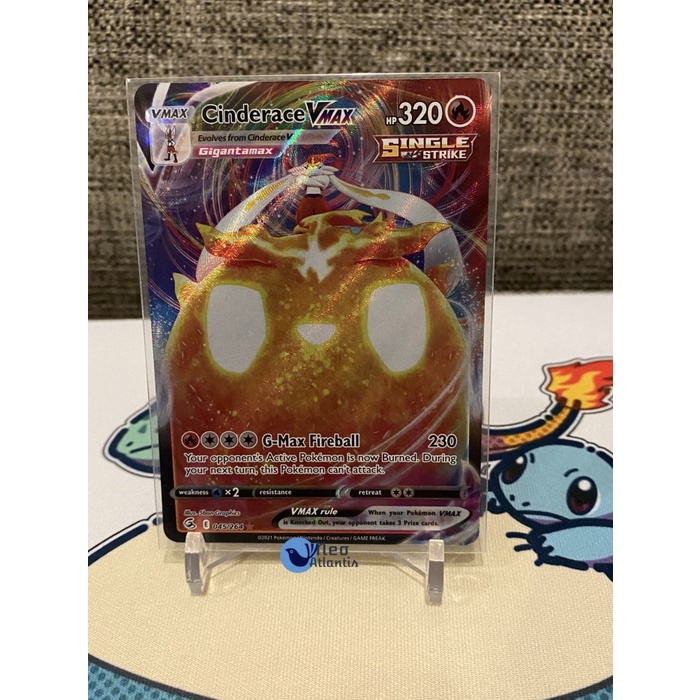 Pokemon TCG English Cinderace VMAX - 45/264 - Fusion Strike